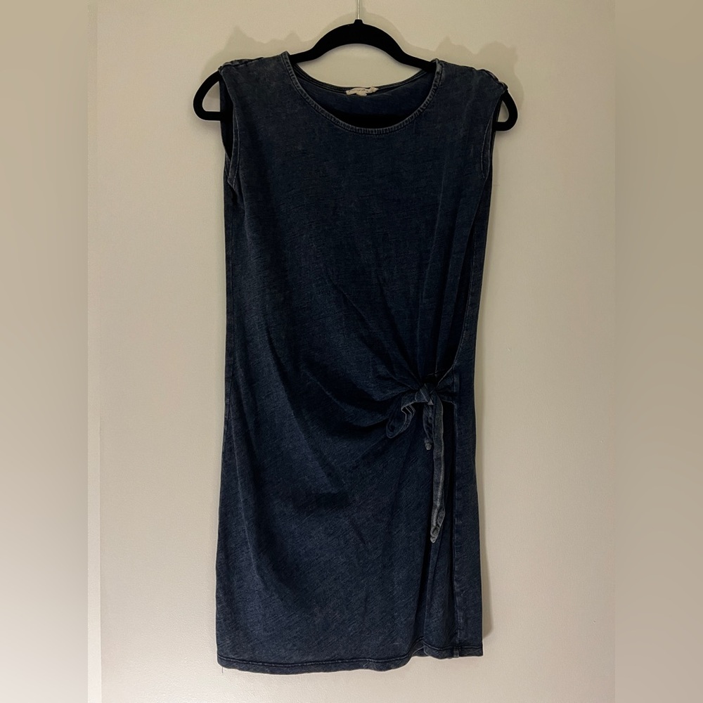 Blue denim day dress